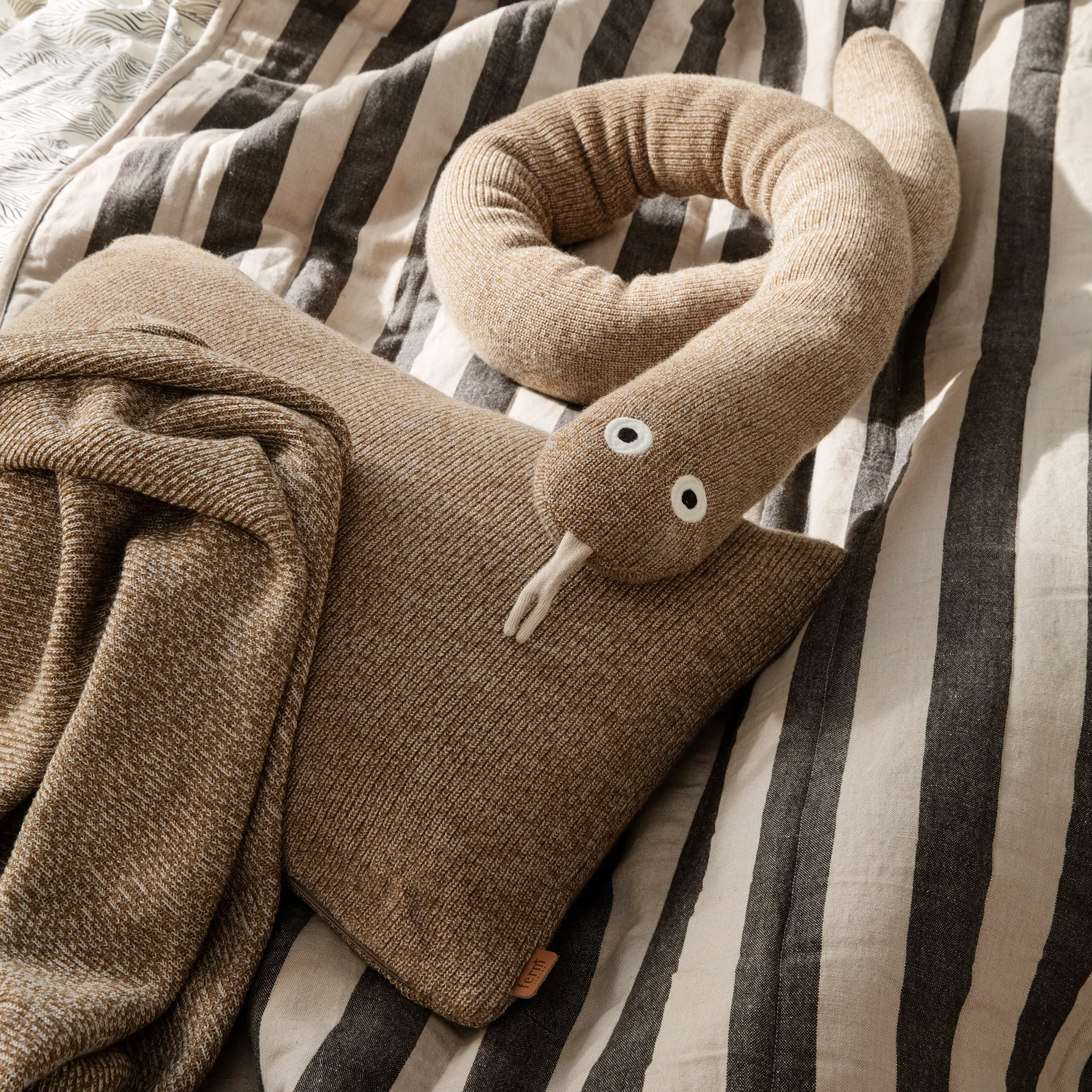 Peluche serpente Roy, Sugar kelp melange Ferm Living