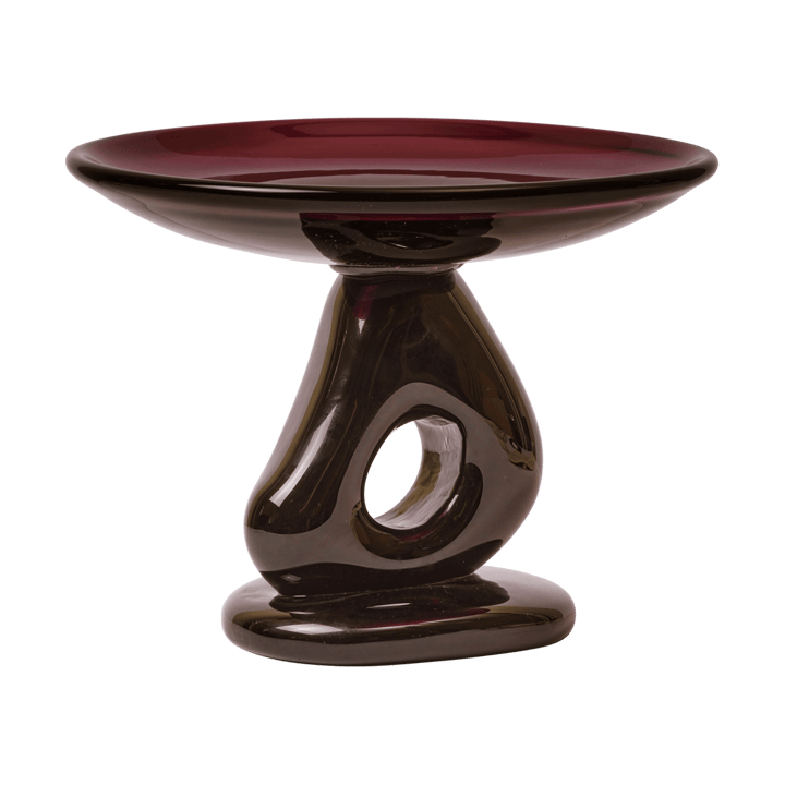 Piattino Damo glass centerpiece Ø30 cm - Dark grape - Ferm Living