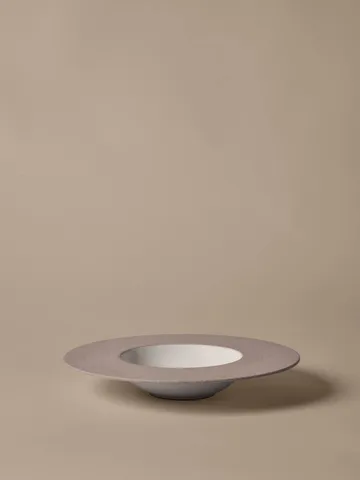 Piatto fondo Sonae - Grigio-bianco, Ø30 cm - Ferm Living