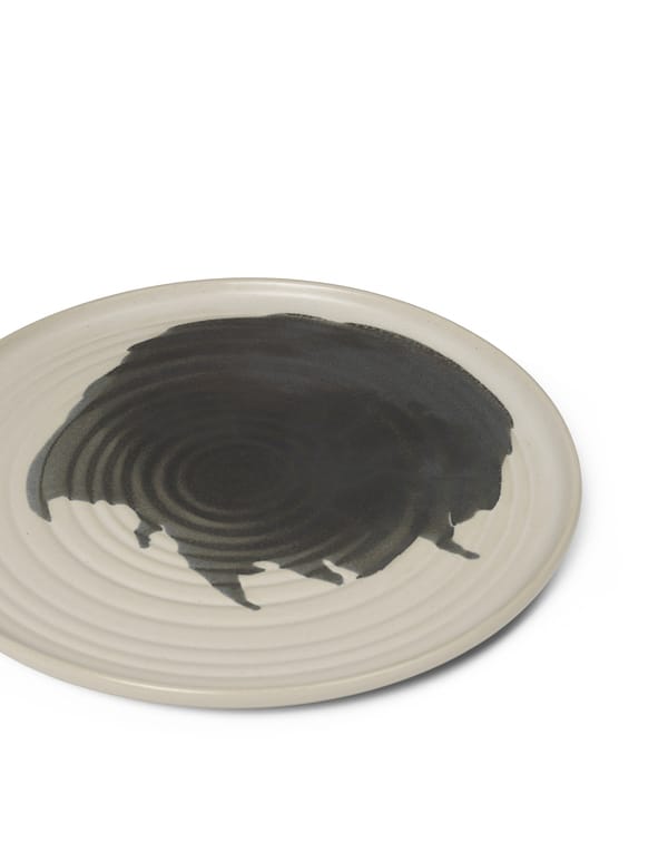 Piatto Omhu ⌀26,5 cm, off-white-carbone Ferm Living