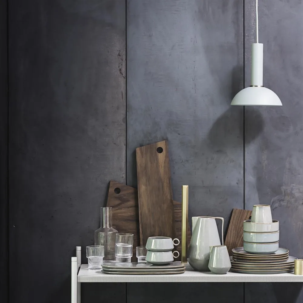 Plafoniera Collect grande, grigio chiaro Ferm Living