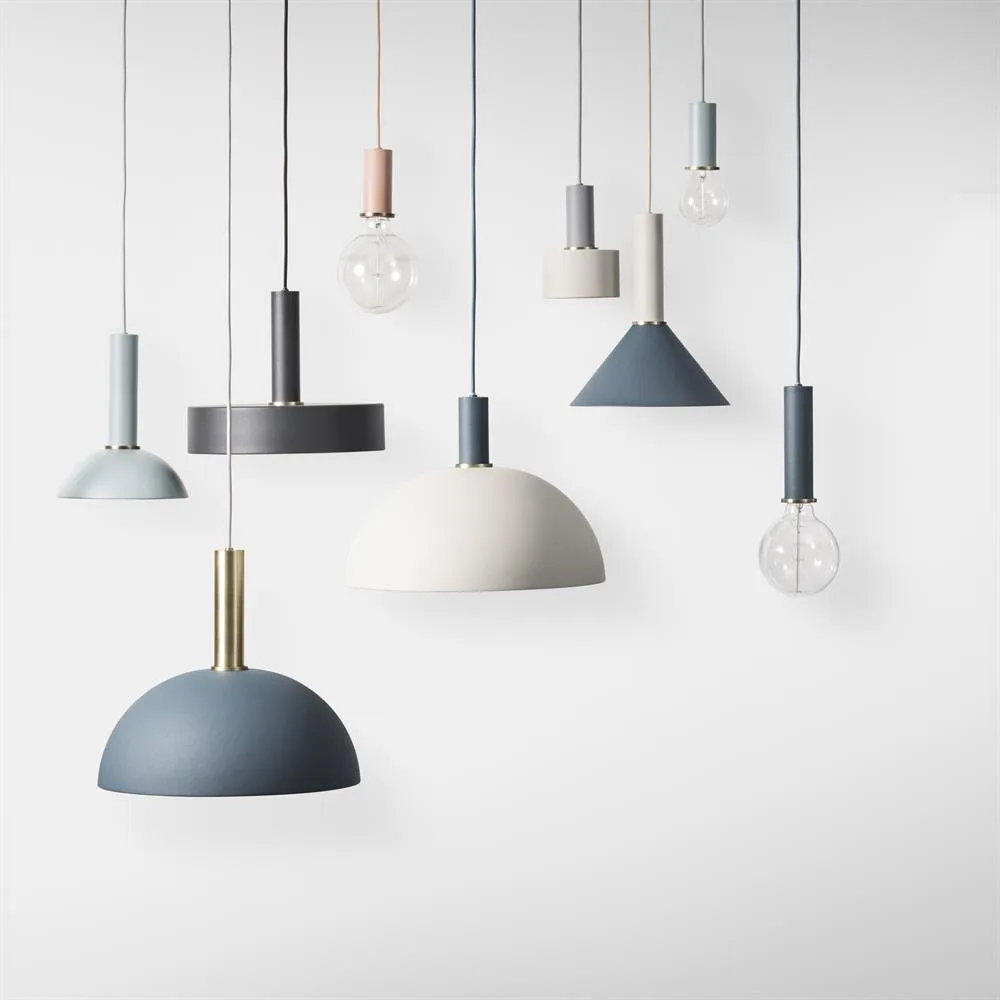 Plafoniera Collect grande, grigio chiaro Ferm Living