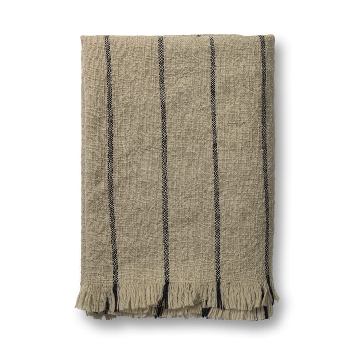 Plaid di lana Calm 120x180 cm - Camel/Nero - Ferm LIVING