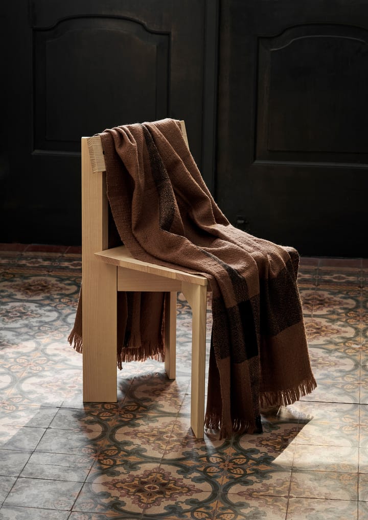 Plaid di lana Dry 120x180 cm, Sugar Kelp/Black Ferm Living