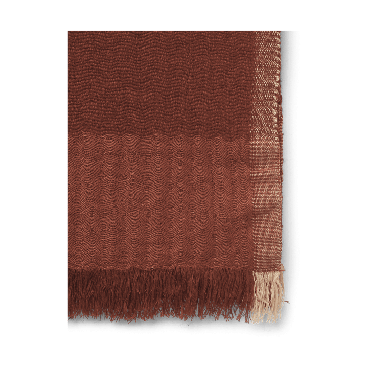 Plaid Weaver 120x170 cm - Marrone Rosso - ferm LIVING