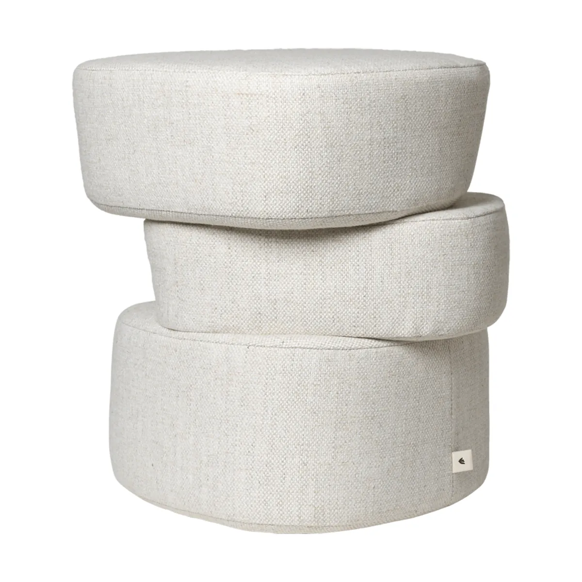 Plyo staple pouf per seduta, Off-white Ferm Living
