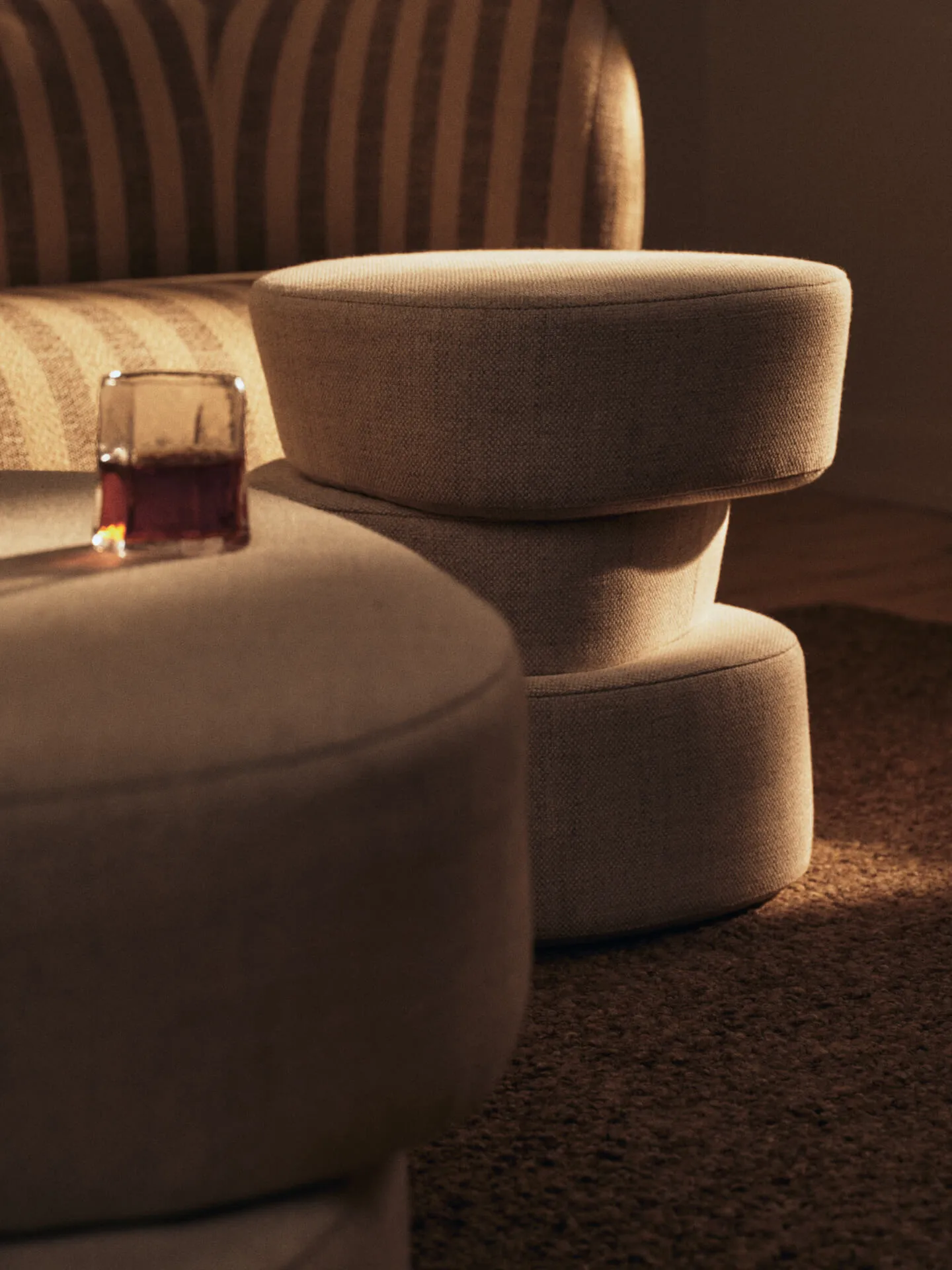 Plyo staple pouf per seduta, Off-white Ferm Living