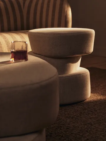 Plyo staple pouf per seduta - Off-white - Ferm Living