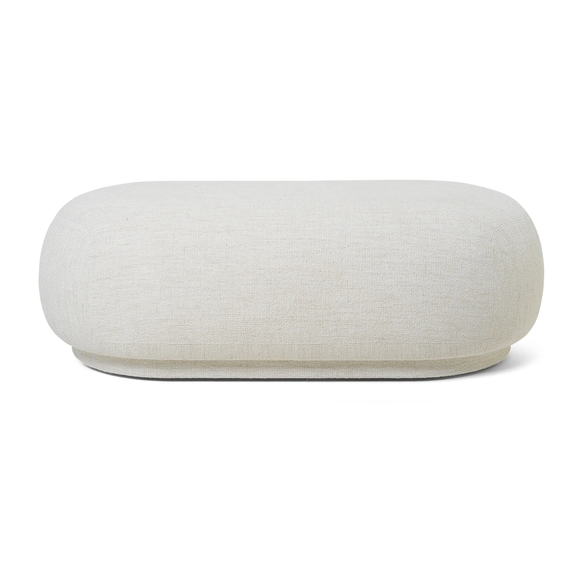 Poggiapiedi Rico, Bouclé off-white Ferm Living