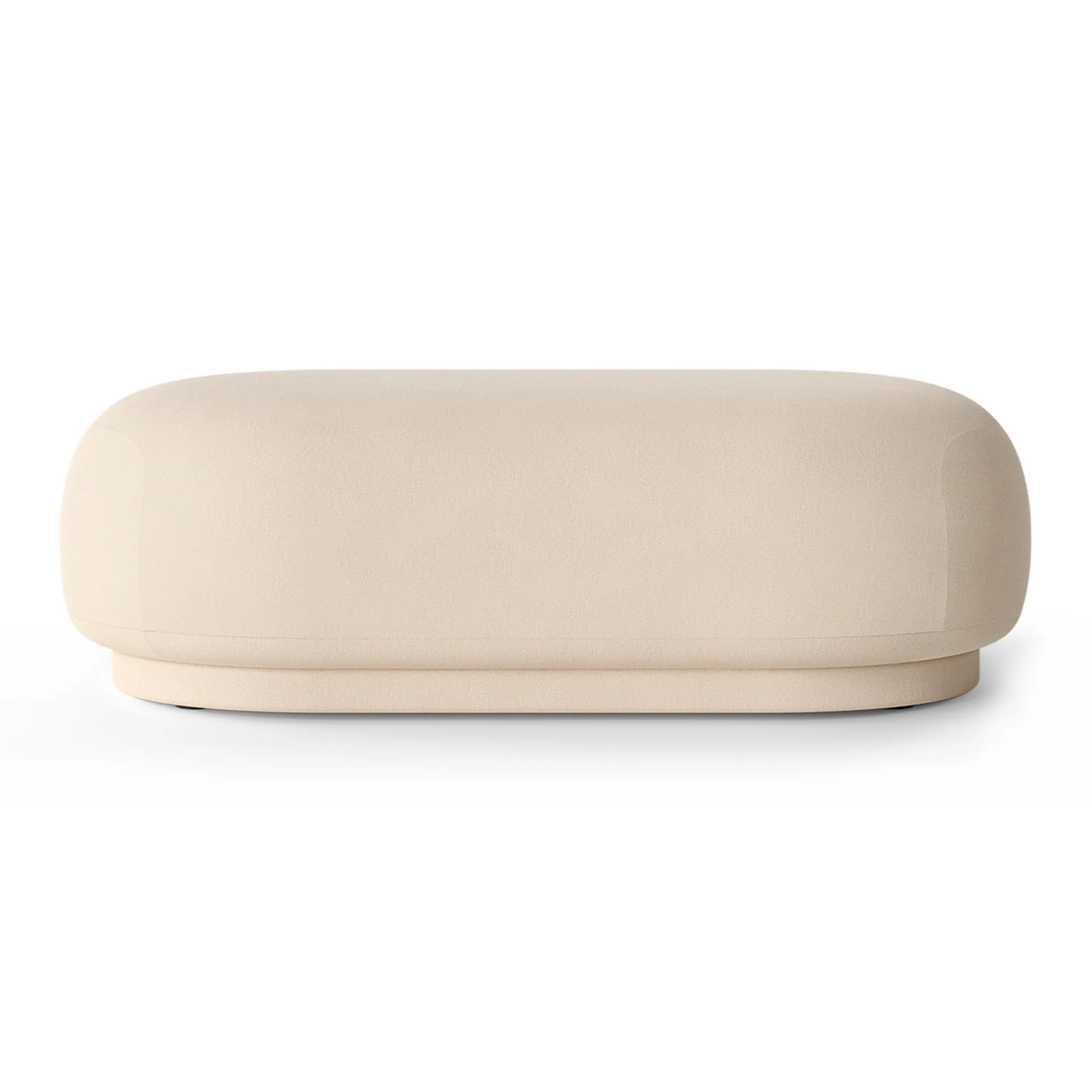 Poggiapiedi Rico, Brushed off white Ferm Living