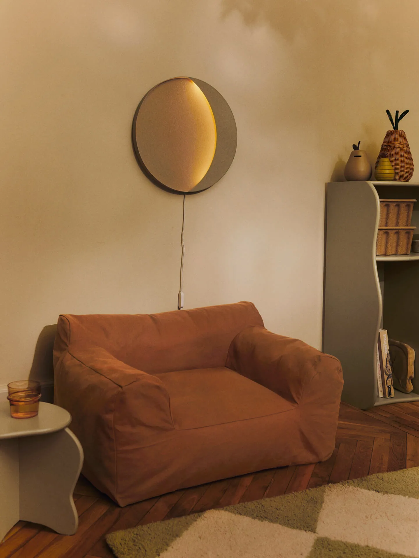 Poltrona Billow bean bag, Tan Ferm Living