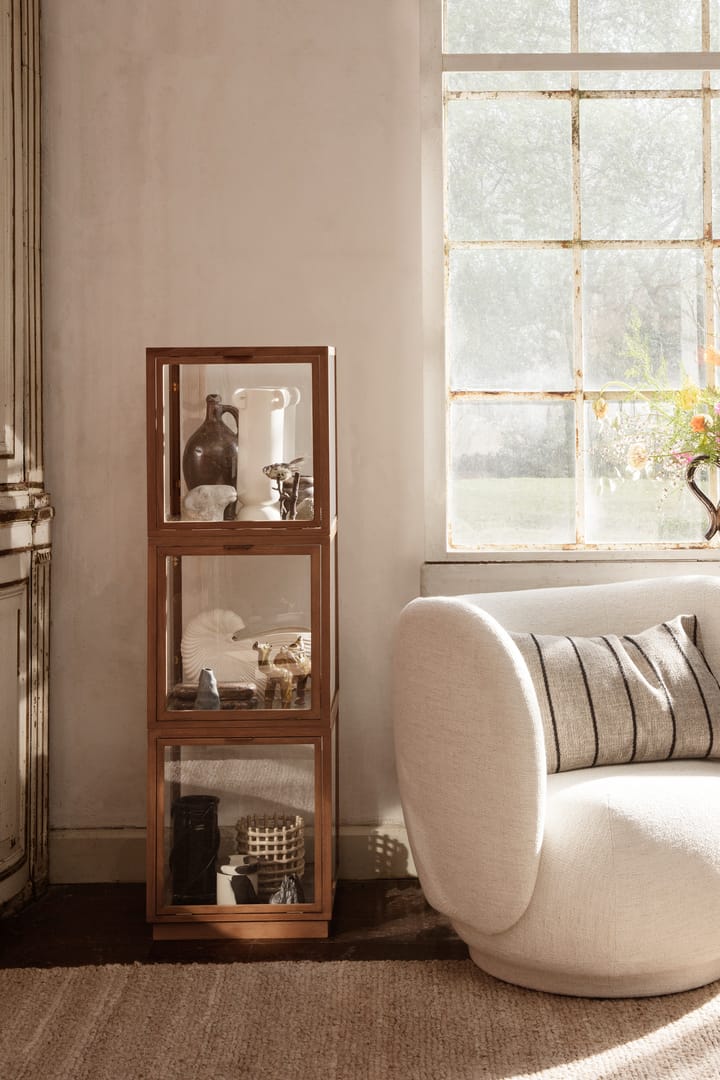Poltrona boublé Rico, Bouclé di lana off-white Ferm Living