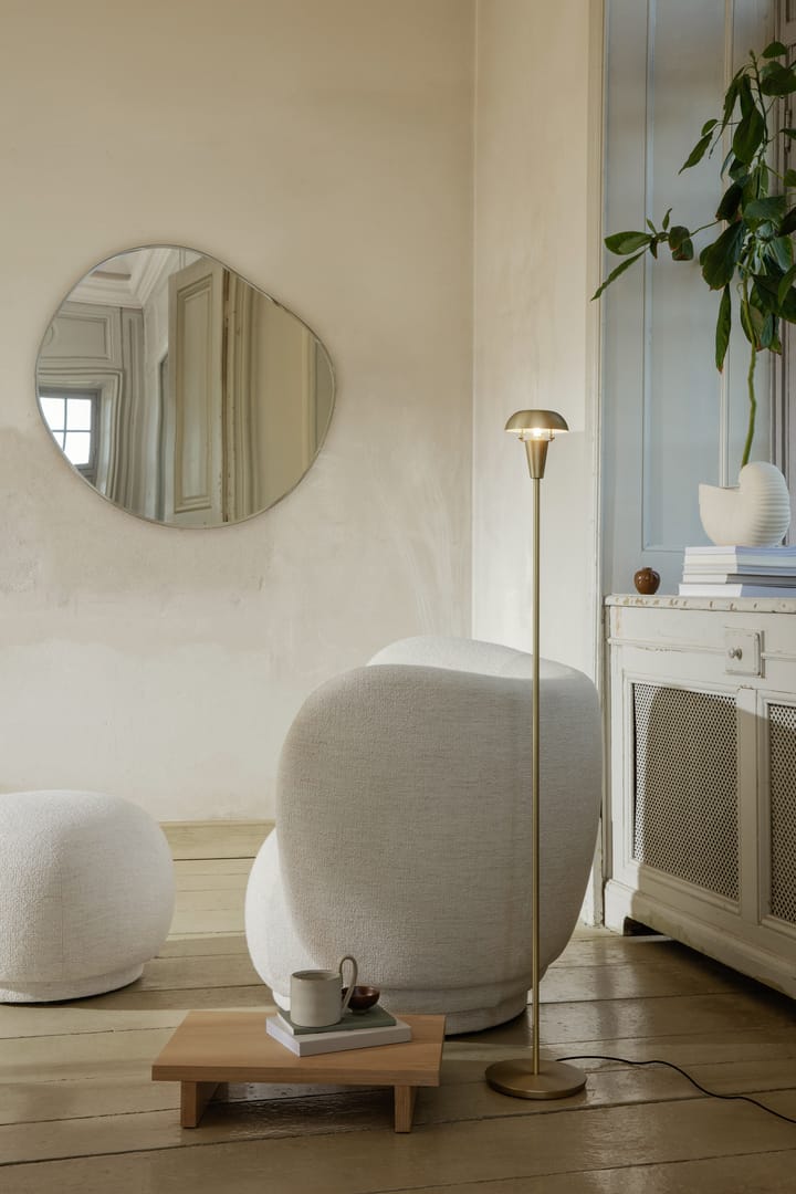 Poltrona boublé Rico, Bouclé di lana off-white Ferm Living