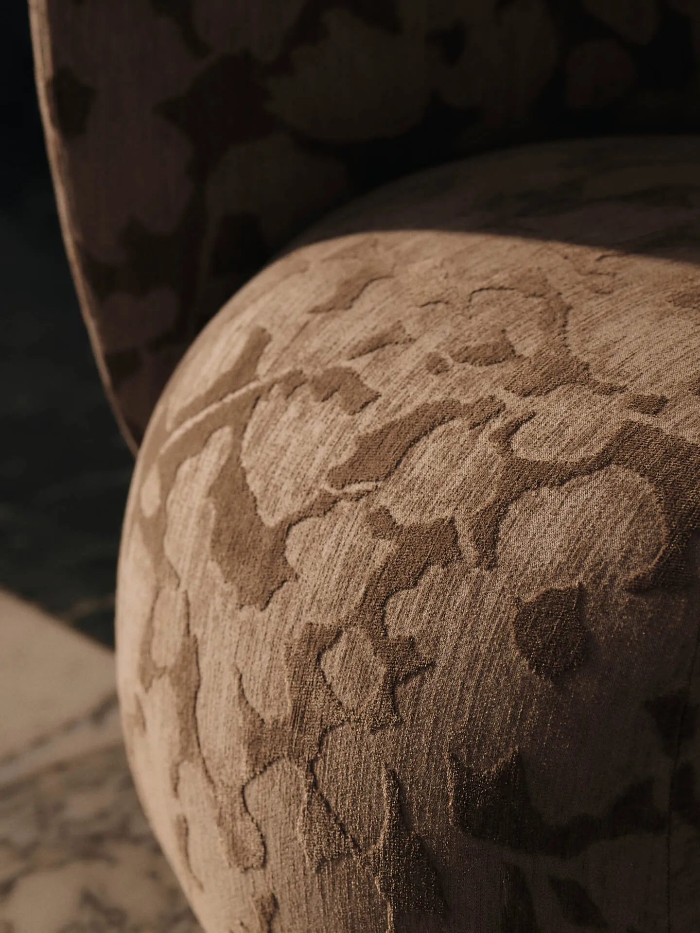 Poltrona da salotto Rico, Cilla-Taupe Ferm Living