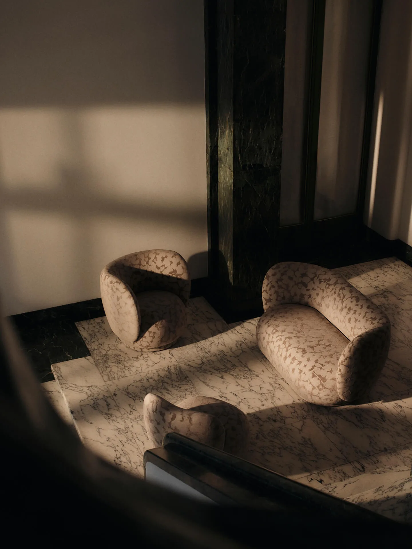 Poltrona da salotto Rico, Cilla-Taupe Ferm Living