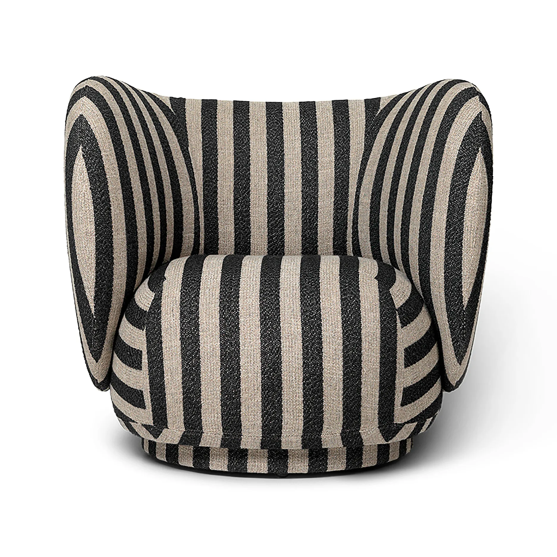 Poltrona da salotto Rico, Louisiana sand black Ferm Living