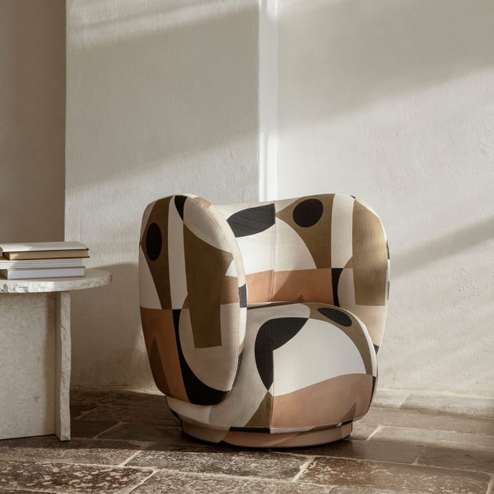 Poltrona da salotto Rico - Off-white, spazzolato - ferm LIVING