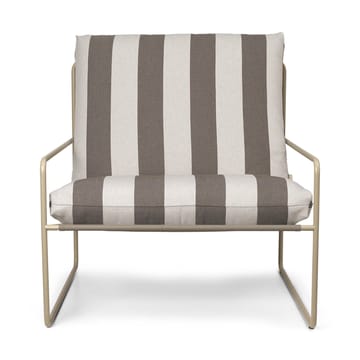 Poltrona Desert - Cash stripe-chocolate - ferm LIVING