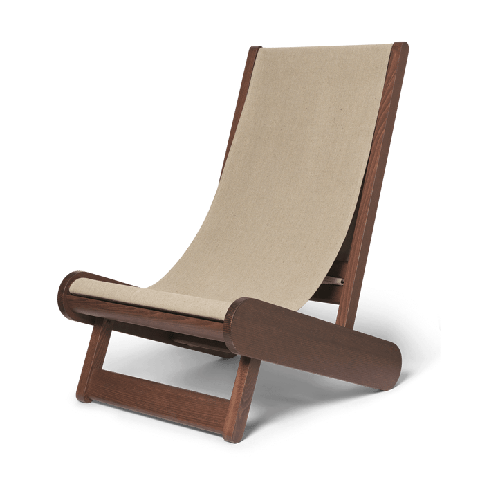 Poltrona lounge Hemi - Dark stained, natural - Ferm Living