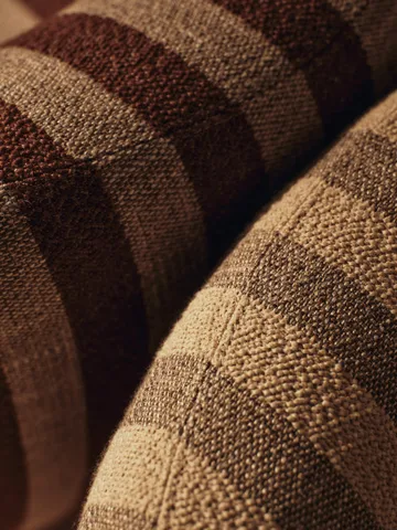 Poltrona lounge Rico piccolo - Louisiana, Sand-chocolate - Ferm Living