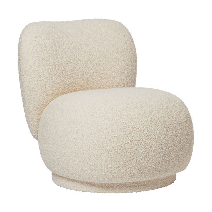 Poltrona lounge Rico piccolo, Nordic Bouclé-Off-white Ferm Living