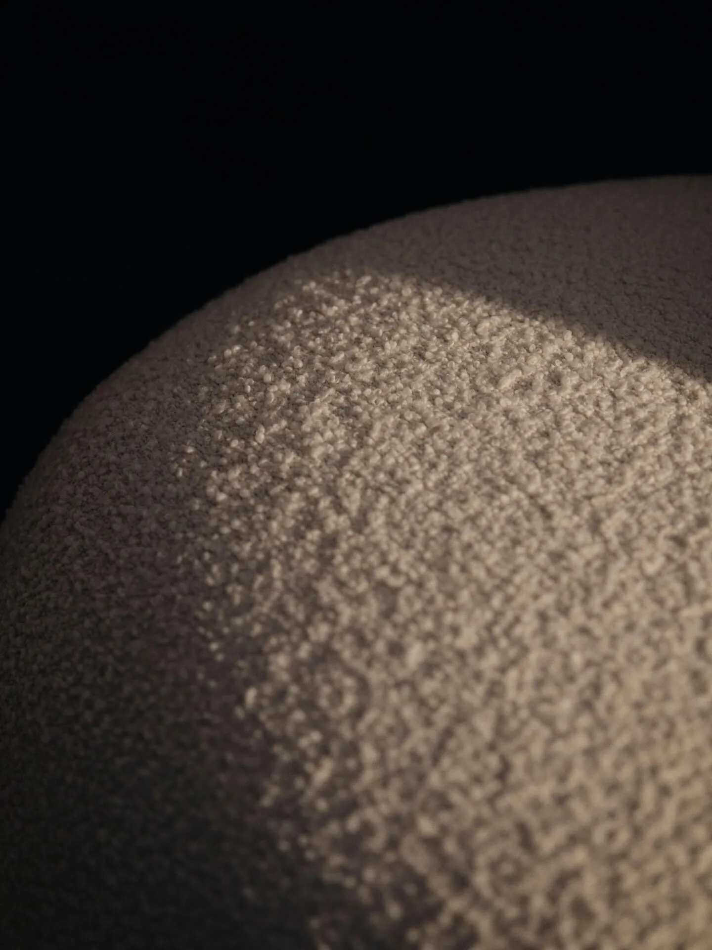 Poltrona lounge Rico piccolo, Nordic Bouclé-Off-white Ferm Living