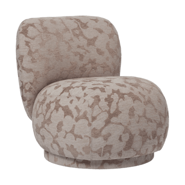 Poltrona lounge Rico piccolo swivel - Cilla-Taupe - Ferm Living