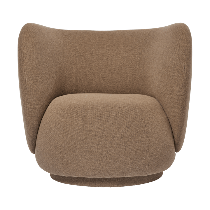 Poltrona lounge Rico swivel - Autum-0361 Dark Sand - Ferm Living