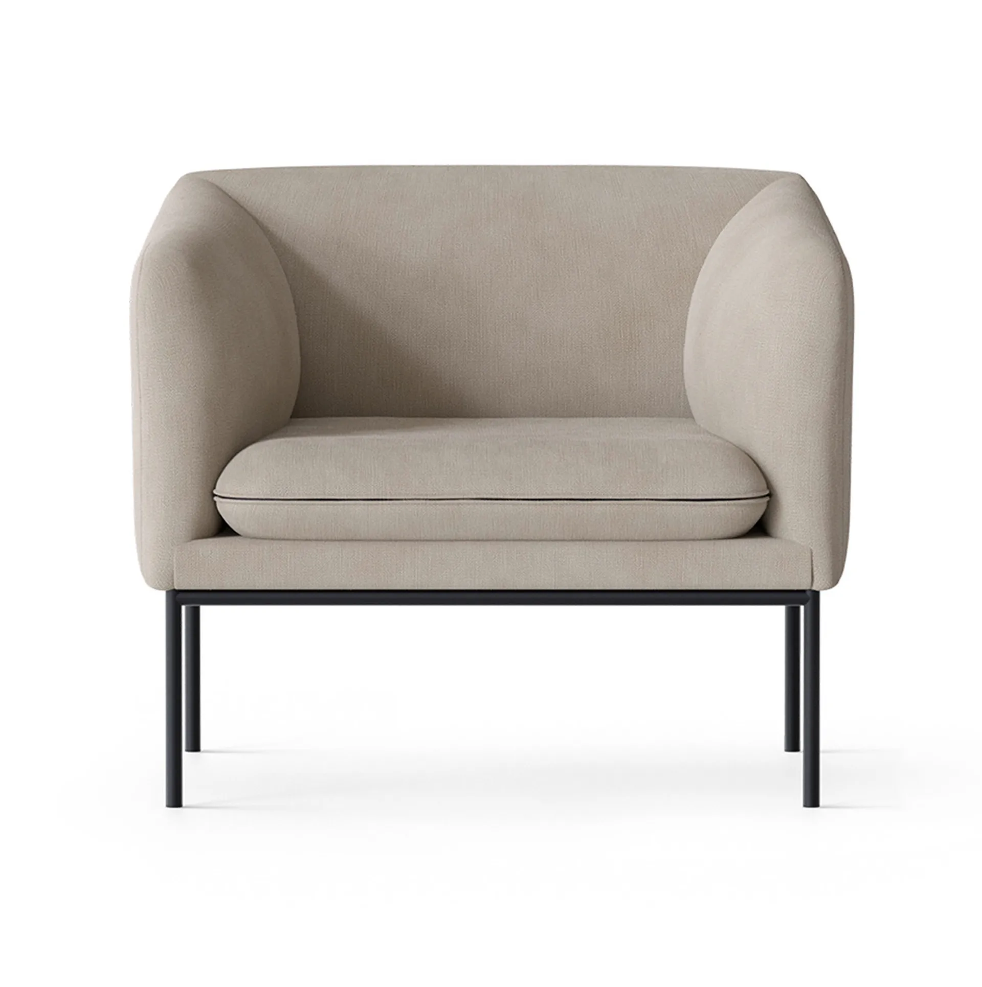 Poltrona Turn, Cotton linen natural Ferm Living