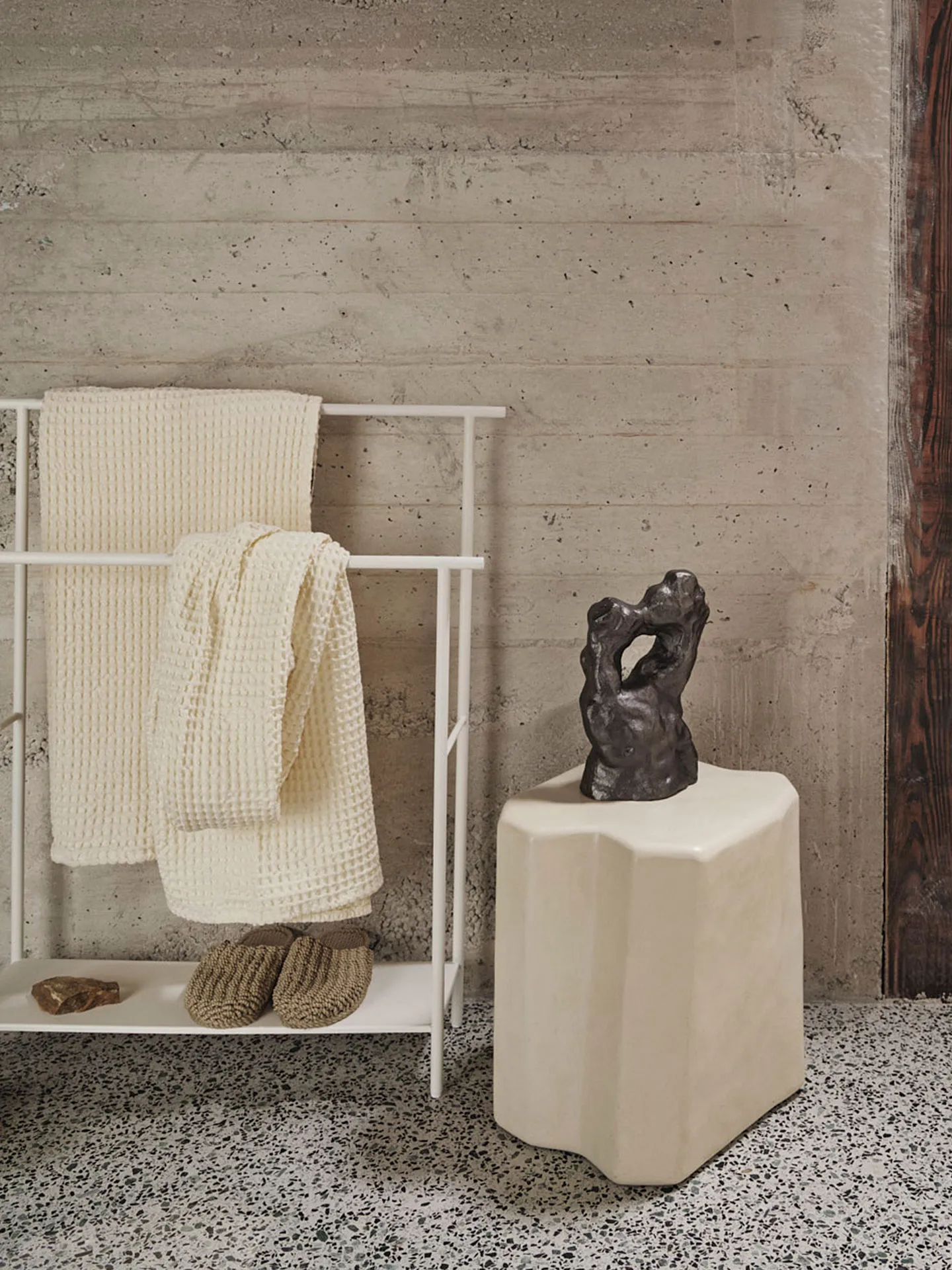 Porta-asciugamani Dora, White Ferm Living