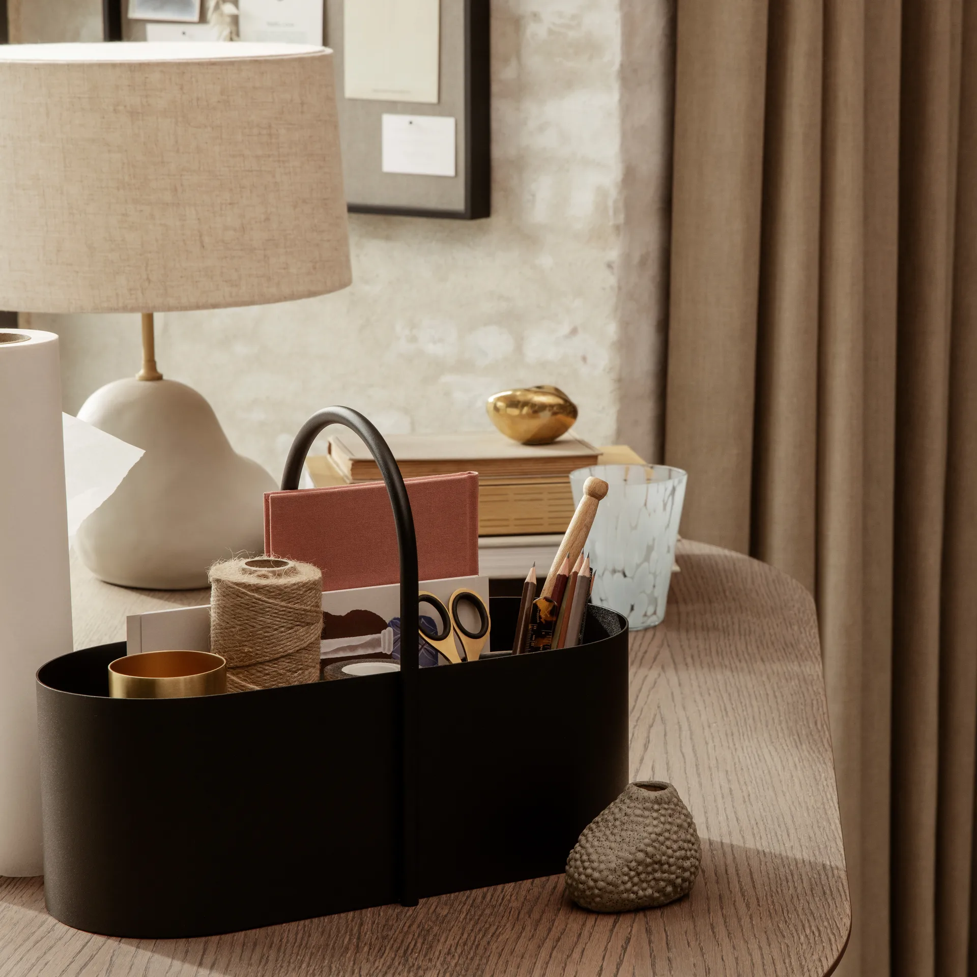 Porta attrezzi Grib Toolbox, nero Ferm Living