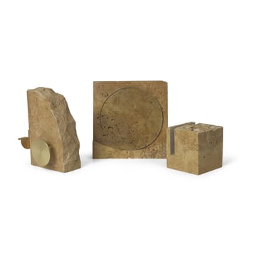 Porta nastro adesivo Klint 11,6x17 cm - Beige travertin - Ferm Living