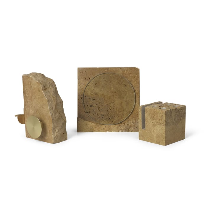 Porta nastro adesivo Klint 11,6x17 cm, Beige travertin Ferm Living