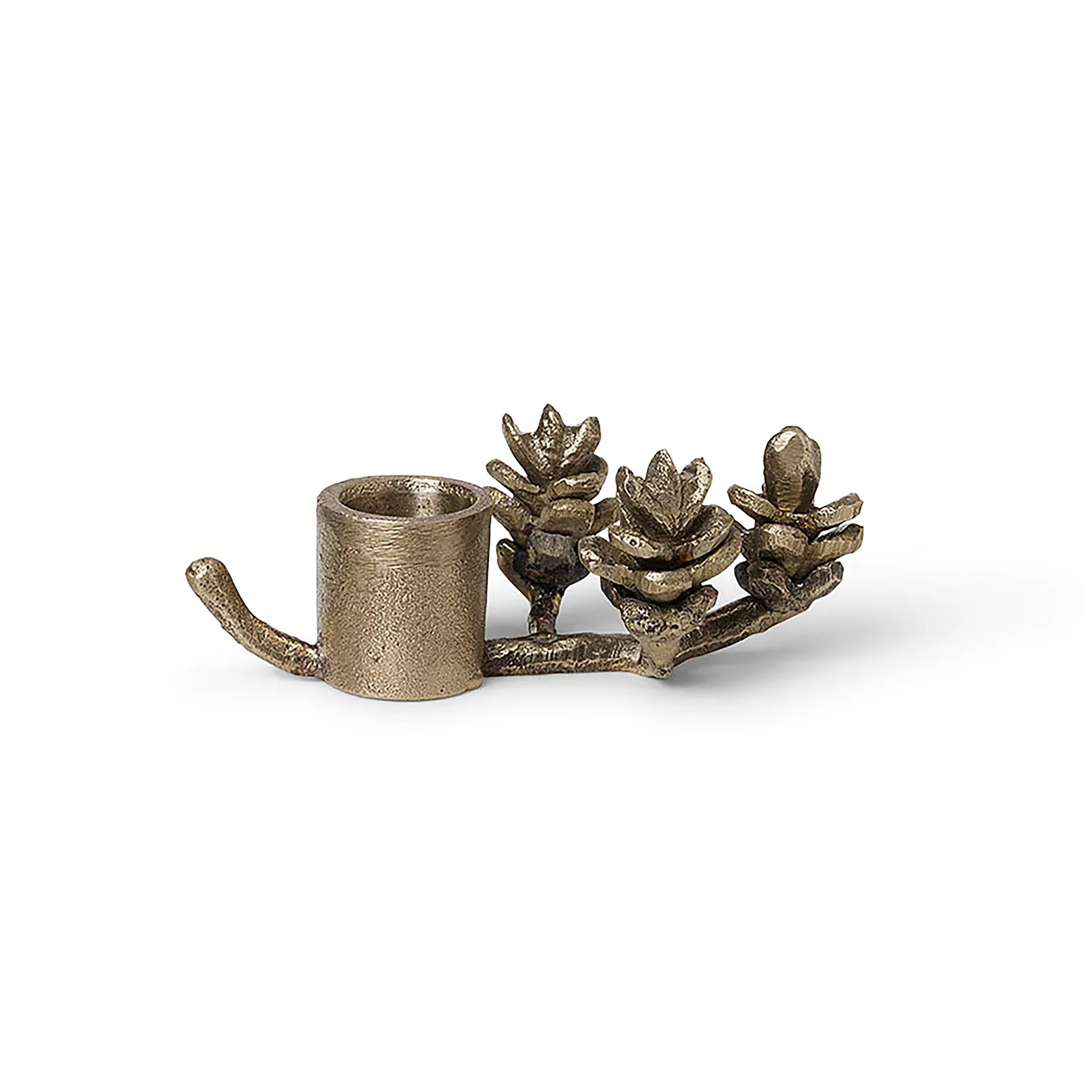 Portacandela Forest 6 cm, ottone Ferm Living