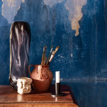 Portacandela Hoy, piccolo, 6,4 cm - Nero - Ferm Living