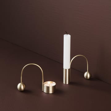 Portacandele Balance in ottone - candelabro - ferm LIVING