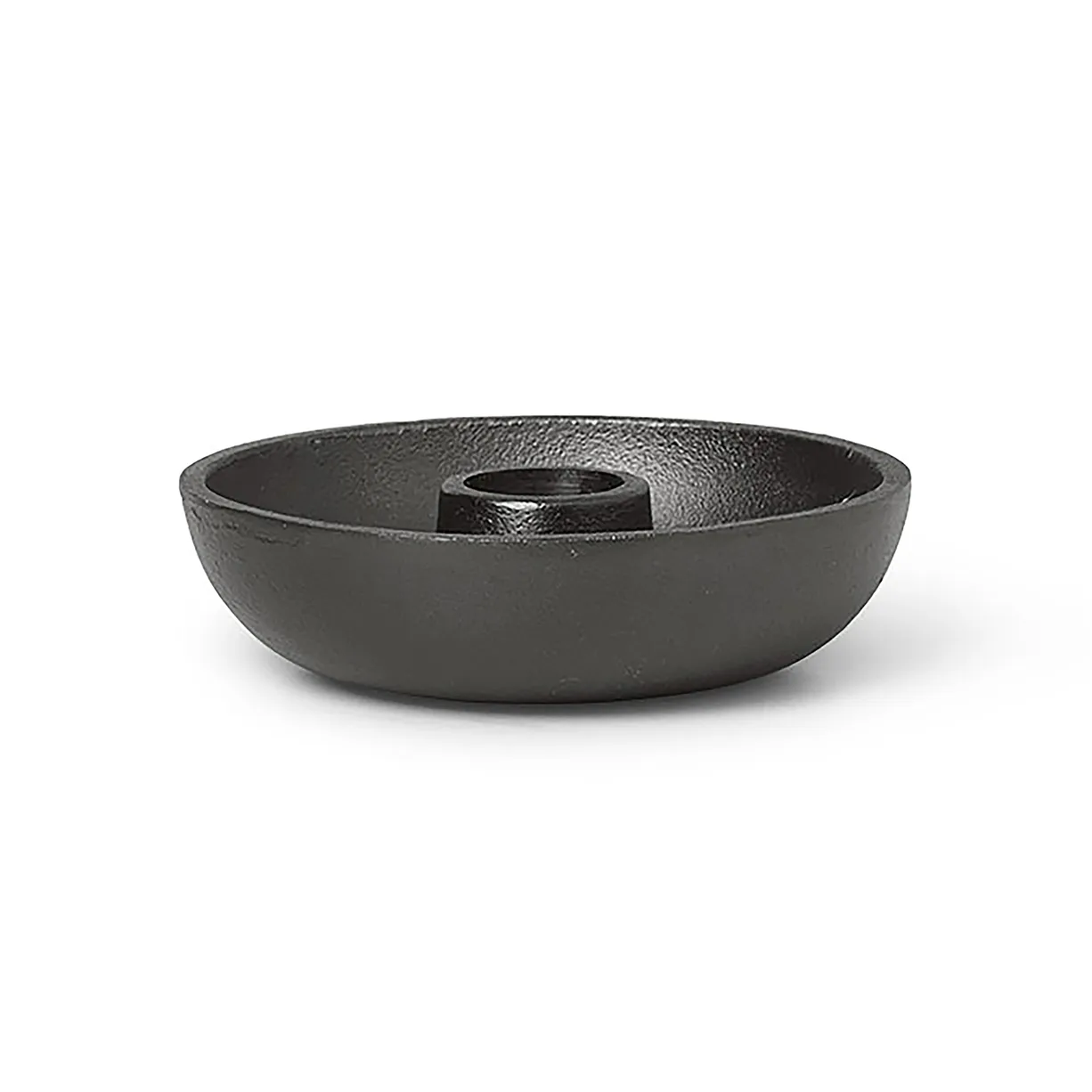 Portacandele Bowl Ø10 cm, Alluminio annerito Ferm Living