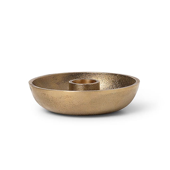 Portacandele Bowl Ø10 cm - ottone - ferm LIVING