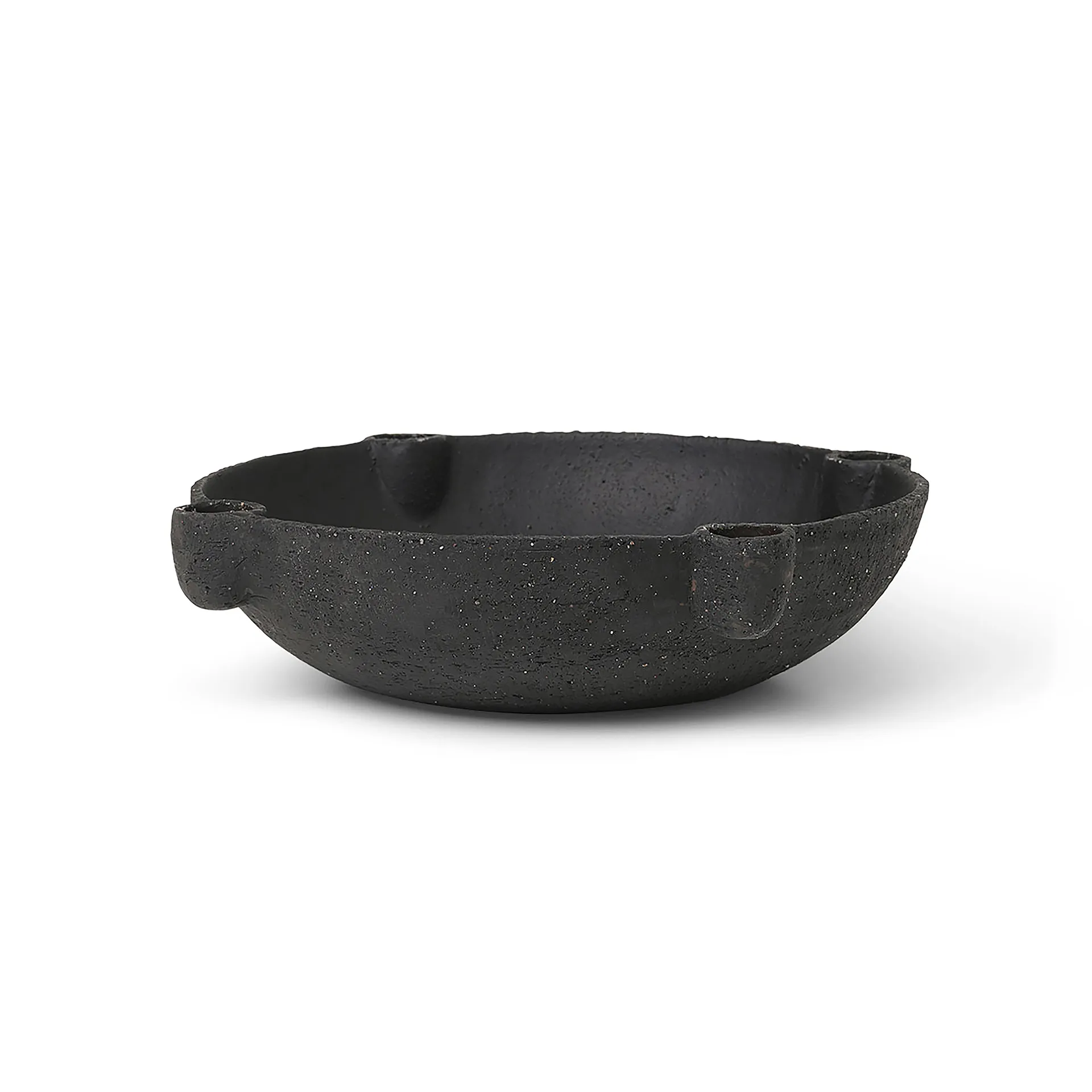 Portacandele dell'Avvento grande<b></b> Bowl in ceramica Ø 27 cm, Grigio scuro Ferm Living