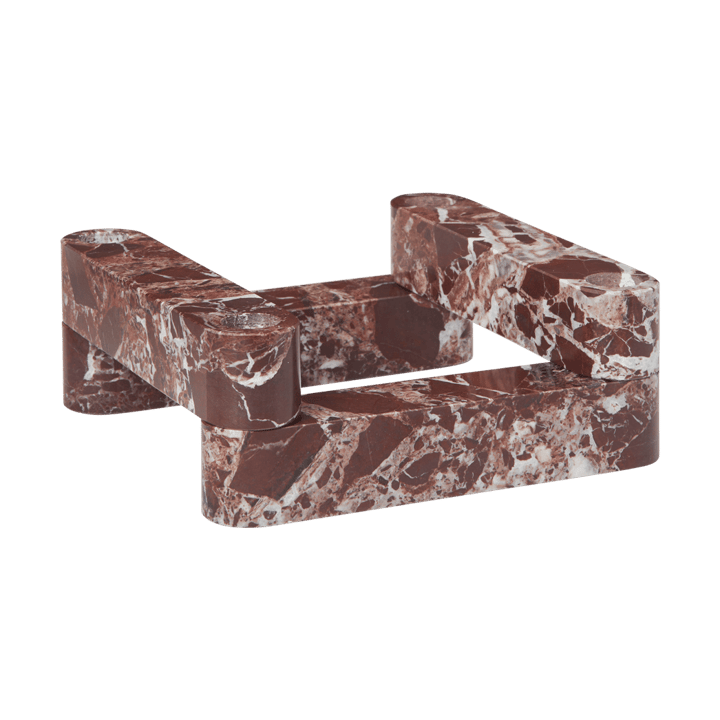 Portacandele Newel modul 4 pezzi - Rosso - Ferm Living