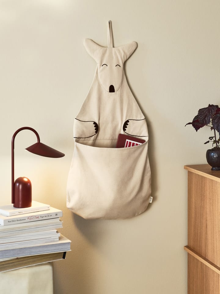 Portaoggetti da parete Kangaroo, Undyed Ferm Living