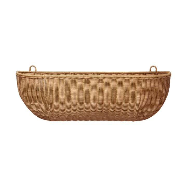 Portaoggetti pensile Braided wall pocket 25x75 cm - Natural - Ferm Living
