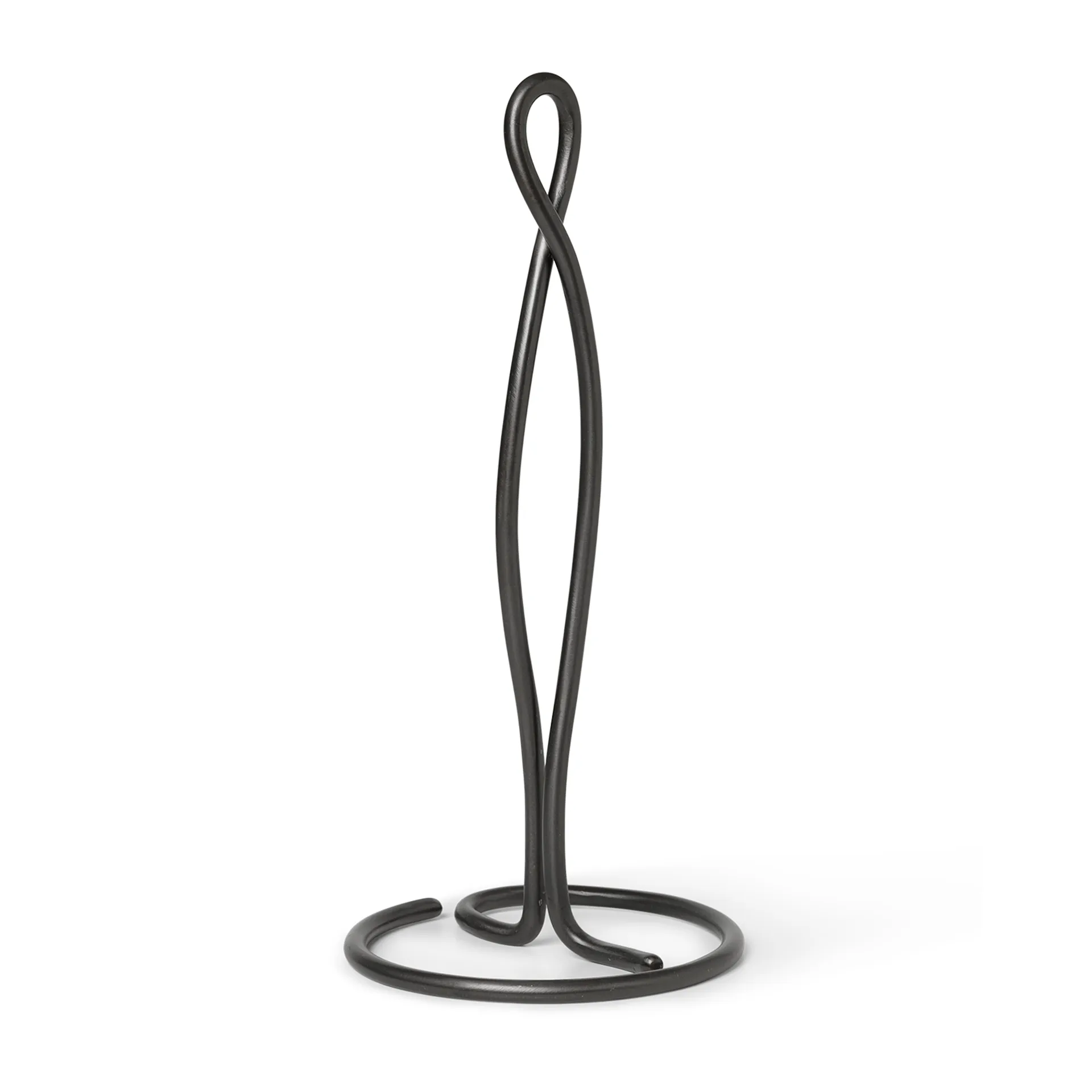 Portarotolo da cucina Curvature, Nero-ottone Ferm Living