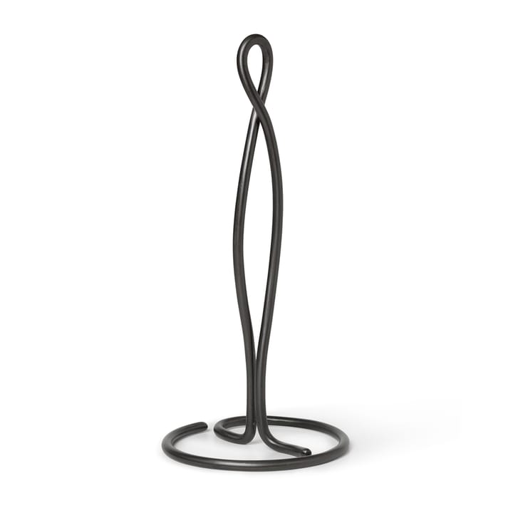 Portarotolo da cucina Curvature   - Nero-ottone - Ferm LIVING