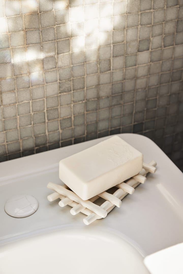 Portasapone Ceramic 10x14,5 cm, Off-white Ferm Living