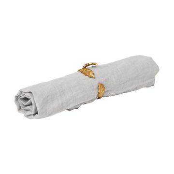 Portatovagliolo Holly leaf Ø5,3 cm confezione da 4 pezzi - Ottone - Ferm Living
