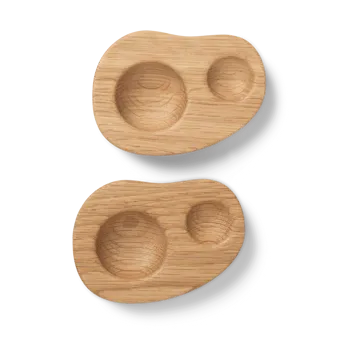 Portauovo Cairn confezione da 2 - Oak - Ferm Living