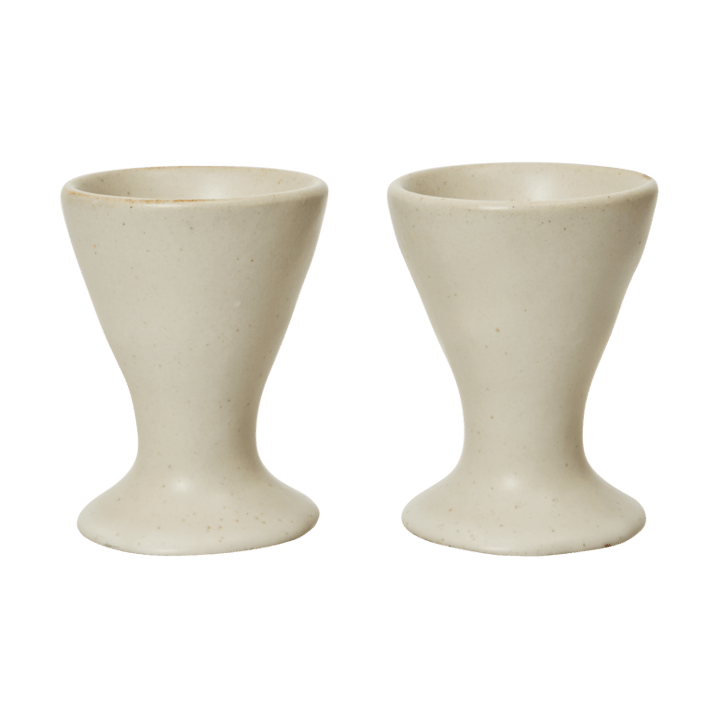 Portauovo Flow confezione da 2 - Off-white speckle - Ferm Living