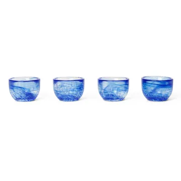 Portauovo Tinta in confezione da 4 pezzi, Ø4.8 cm - Blu - Ferm Living