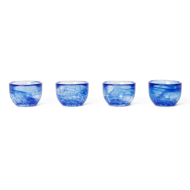 Portauovo Tinta in confezione da 4 pezzi, Ø4.8 cm, Blu Ferm Living